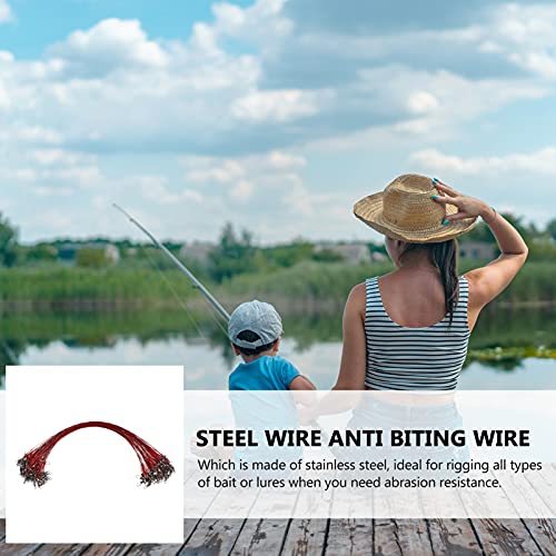 Fishing Wire Leaders con Pin 100 Pzs Repuesto para Equipos de Pesca miniatura 6