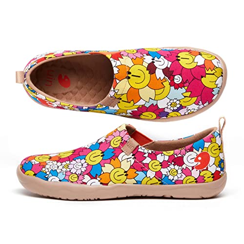 Image of UIN Women's Art Travel Shoes Slip On Casual Cozy Loafers Lightweight Comfort Fashion Sneaker Toledo Ⅰ