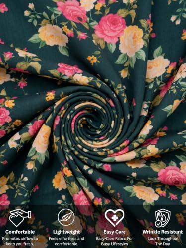 Image of GRECIILOOKS Co Ord Set For Women Stylish Floral Print | Kurta Sets For Womens | Anarkali Suit For Woman | Short Kurti For Womans | Pakistani Suits For Women's Kurta Set's