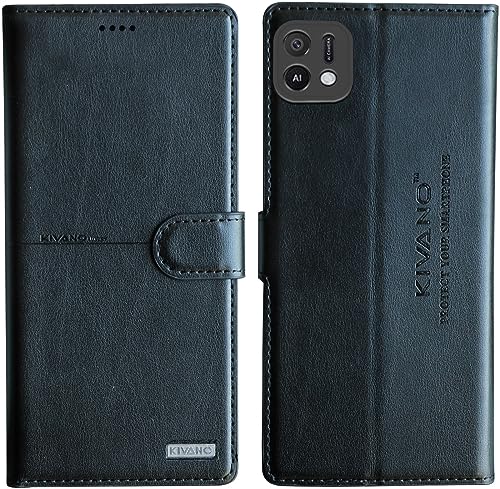 Image of Compatible with Oppo A16e / Oppo A16K Flip Cover | Leather Finish | Inside Pockets & Inbuilt Stand | Shockproof Wallet Style Magnetic Closure Back Cover Case