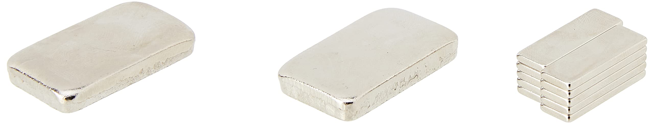 N35 Neodymium Magnet for Arts, Crafts, Model Making, DIY, Hobbies, Office and Home - 25mm x 8mm x 2mm - 2.1kg Pull - Pack of 10