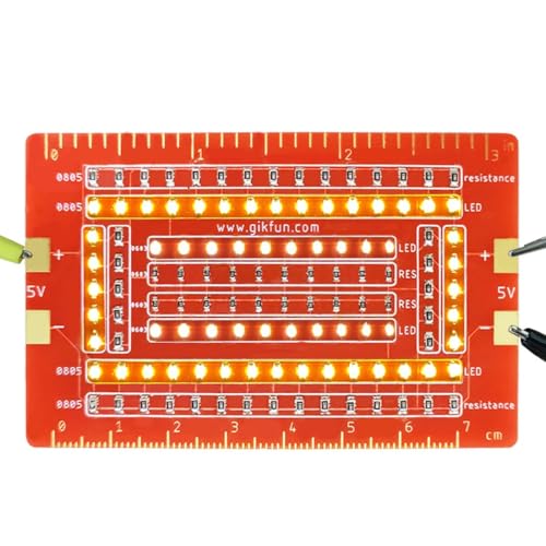 Gorise Kit De Práctica De Soldadura SMD SMT, Tablero De Entrenamiento De Habilidades De Soldadura, Bricolaje Para Proyecto De Aprendizaje Escolar
