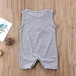 DUBASAM Newborn Infant Baby Boy Beast Mode Sleeveless Short Romper Jumpsuit Summer Clothes