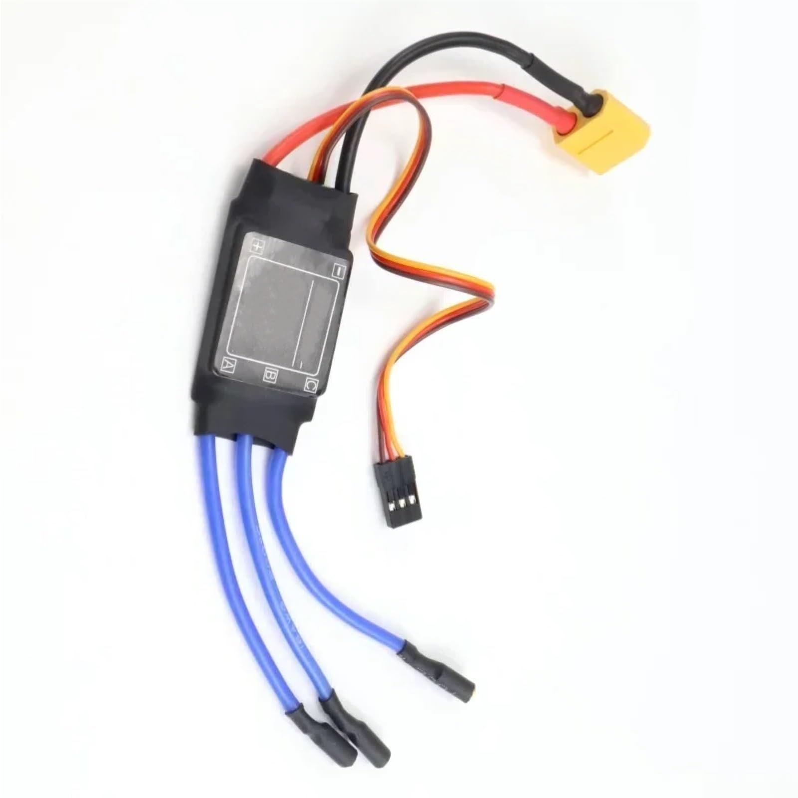Controlador De Velocidad Enchufe ESC 30A XT60 Sin Escobillas Accesorio Modelo 5V 3A Reemplazo Modificado Orugas para Vehículos Todoterreno RC Controlador ESC