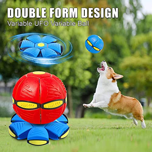 LILOVE 2024 New Strangeness Flying Saucer for Dogs, Pet Toy UFO Doggo Ball for Large Small Dogs, Phlat Frisbee Scooby Doo Toy (Green) - Image 4