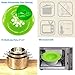 MIBOW Spill Lid Stopper for Pots and Pans, Safeguard for Over-Boiling and Spills on Your Stove, BPA-Free Silicone, Easy to Clean,Green