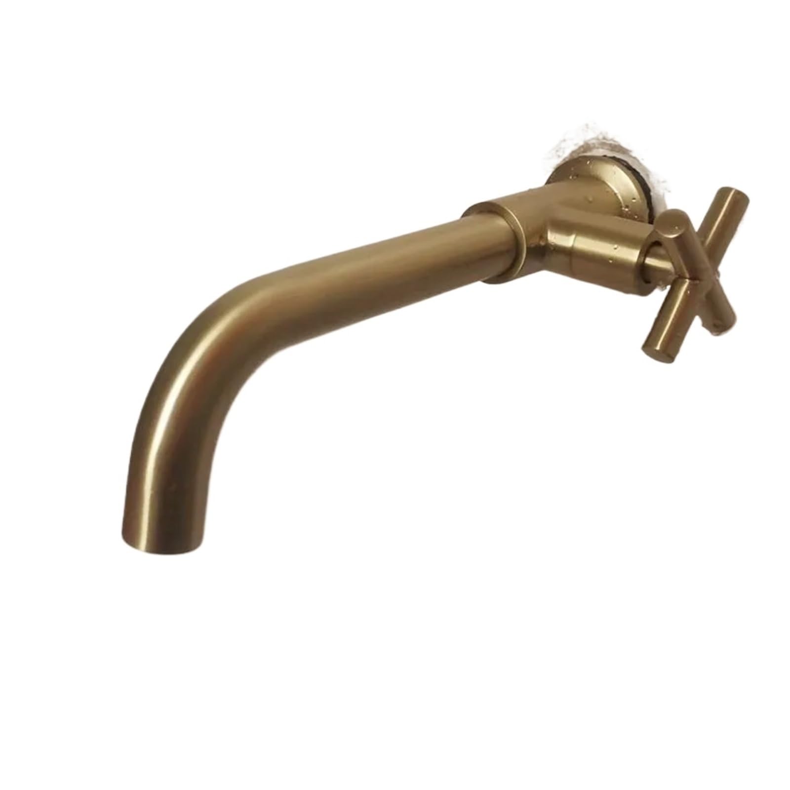 Wasserhähne im Freien OutDoor Garden Wash Faucet Wall Mount Sink Cold Water Tap Solid Brass Bathroom Hardware(Color2)