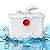 700W Macerator Pump for Macecrating Toilet Sewerage Sump Pump for Basemnet Room Toilet Upflush Waste Water Marine Toilet Disposal Laundry Sink Shower
