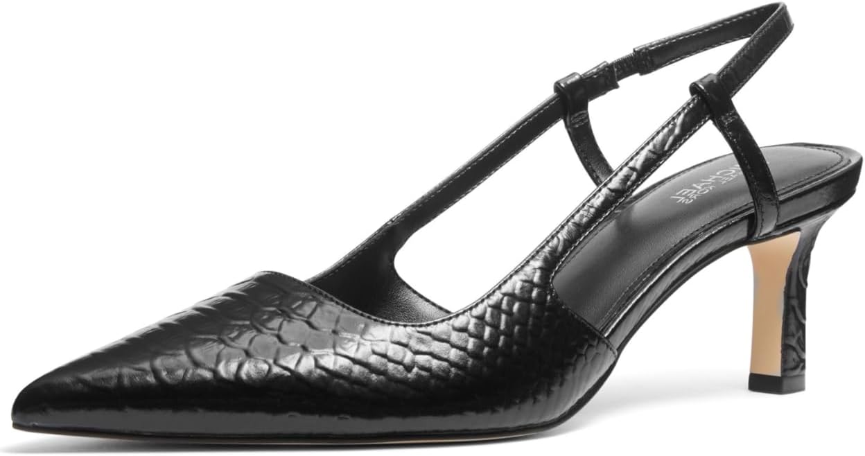 Michael Kors Womens Alora Mid Sling Pump