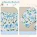WESIDOM Toddler Girl Clothes Layered Ruffle Top Floral Shorts Cute Toddler Girls Summer Outfits 2Pcs Clothing Set(Blue,4-5T)