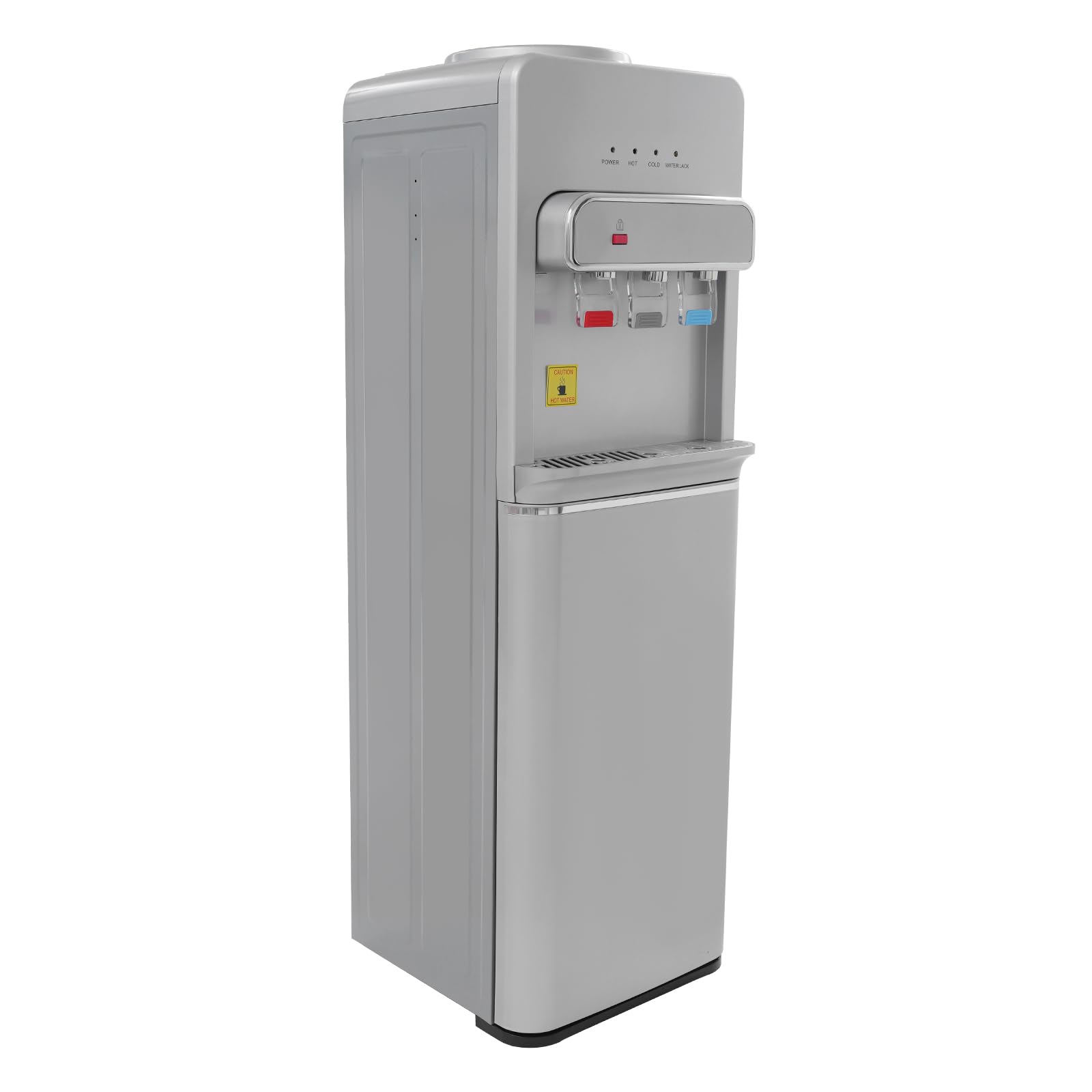 Dispensador de agua de carga inferior, 500 W, dispensador de agua de pie con revestimiento de suelo, frío y caliente, doble función, dispensador de agua caliente eléctrica 85 ~ 95 ℃ para
