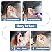 Nunpag 24 Pcs Ear Piercing Kit Ear Disposable Piercing Gun Kit Includes 6 Pcs Self Piercing Gun 12 Pcs Cubic Zirconia Earrings Stud Hoop Earrings 6 Cleaning Pads Easy to Use Ear Piercer Kit Tool
