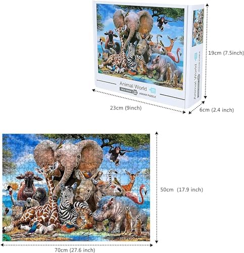 Jigsaw Puzzles for Adults 1000 Pieces Animal World Jigsaw Puzzle Home Decor Jigsaws 1000 Pieces for Adults Puzzle Games Family Fun Floor Puzzles Educational Toys for Kids 2 51Uh0OY1llL. AC