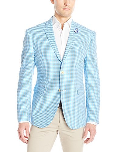 aqua blue blazer