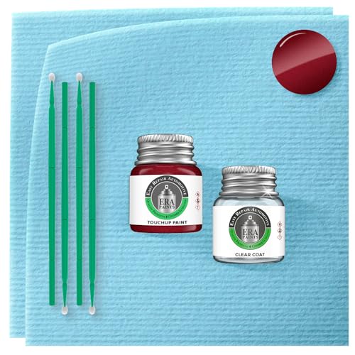 ERA Paints PRV/NRV - Velvet Red Pearl for JEEP Exact Match Automotive Touch Up Paint Jar - Essential Kit