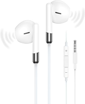 Wired Earbuds Headphones 3.5mm AUX Plug Corded,in-Ear Apple Wired Airpods