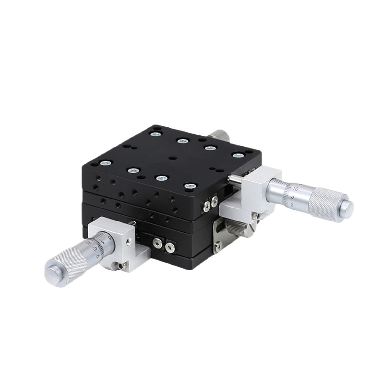 MYXJGNAIY XY Axis 40 * 40 LY40-R LY40-L LY40-C Manual Displacement Platform, Linear Cross Rail Micrometer Sliding Stage, Trimming Station(LY40-R)