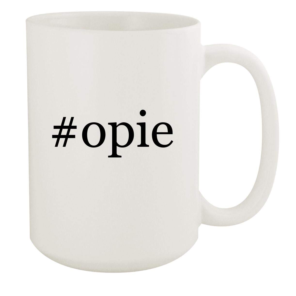 #opie - 15oz Hashtag White Ceramic Coffee Mug
