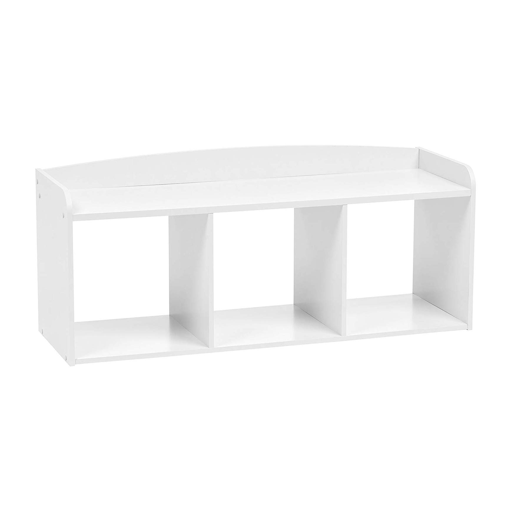 IRIS USA, Inc. KBN-3 Kid's Wooden Storage Bench White