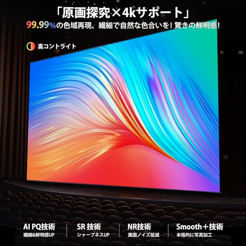 undefined プロジェクター 家庭用【令和7年4月新登場!明るさプラス20000LM&電動フォーカス&自動台形補正&4K対応】 プロジェクター 小型 Wi-Fi6瞬時接続 天井投影 1080P Bluetooth5.4 HI-FIスピーカー内蔵 短距離投影 自動台形補正 大画面 スタンド一体型 軽量 スマホ/パソコン/PS機/DVD接続可 プレゼントに最適 日本語取扱説明書 3年保証 の商品画像 3