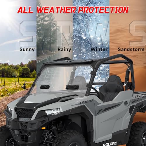 StarknightMT 2 PCS 6.5 Inch Speaker Pods y Parabrisas UTV miniatura 6