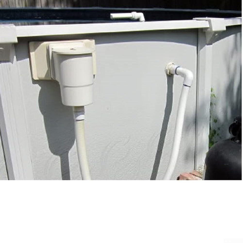 AR100 - Desnatador de piscina con actuador de válvula, desechos blancos para piscinas en el suelo, reemplazo de control de instalación