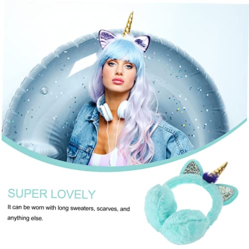 Protección auditiva invernal infantil con orejeras de unicornio resistentes 6