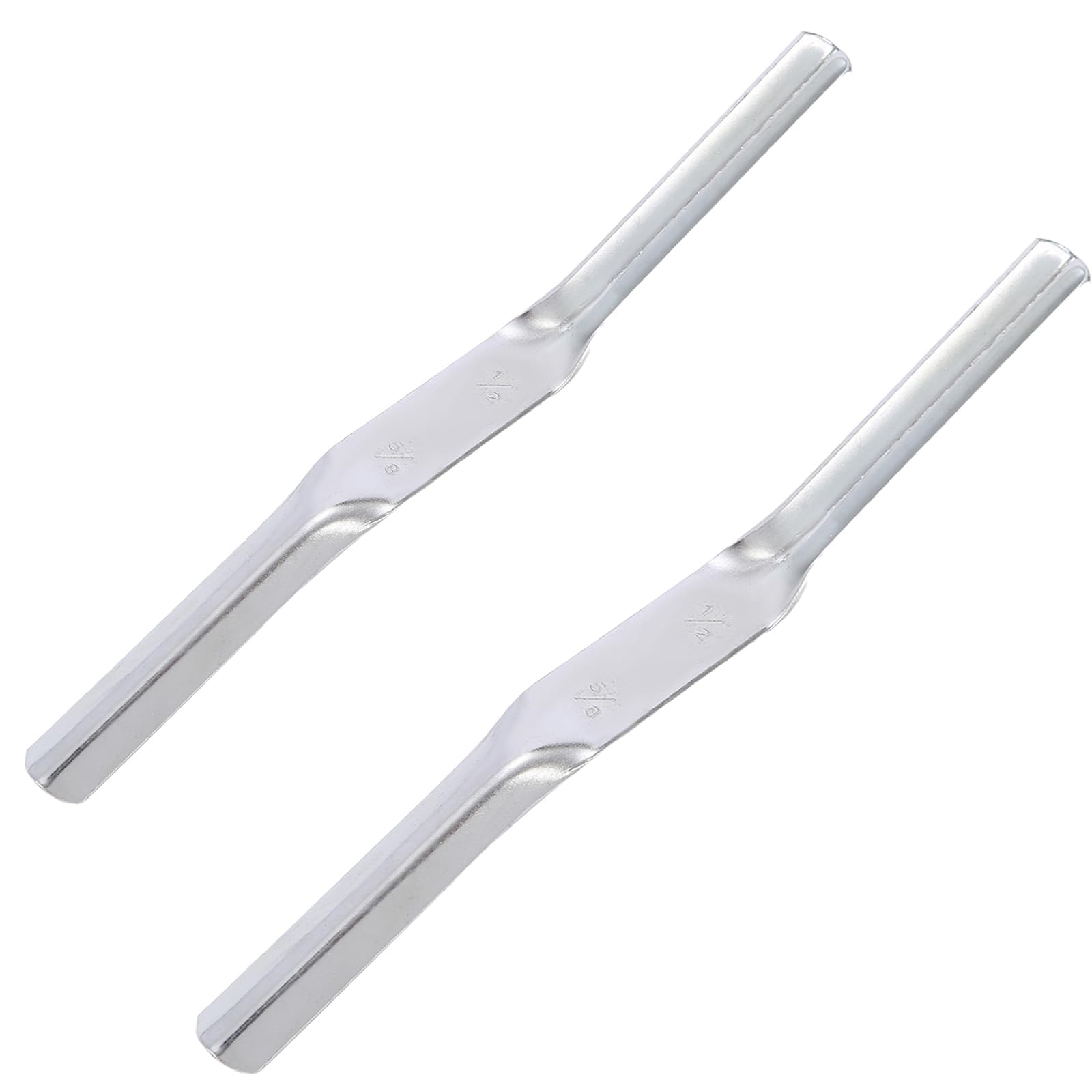 2-Pack Pointing Trowel Brick Jointer, 290mm Long Reach Finger Trowel for Tuck Pointing Tool, Masonry Jointing Kit for Mortar Grout Repair and Bricklaying Construction