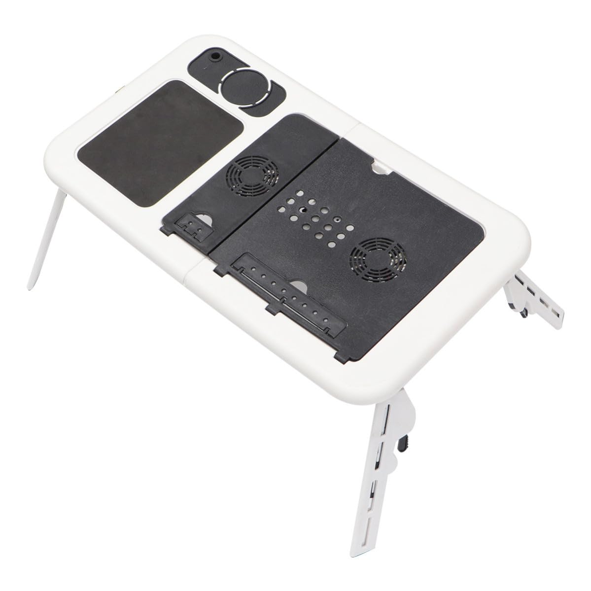 Escritorio Plegable USB para Portátil Refrigeración y Soporte