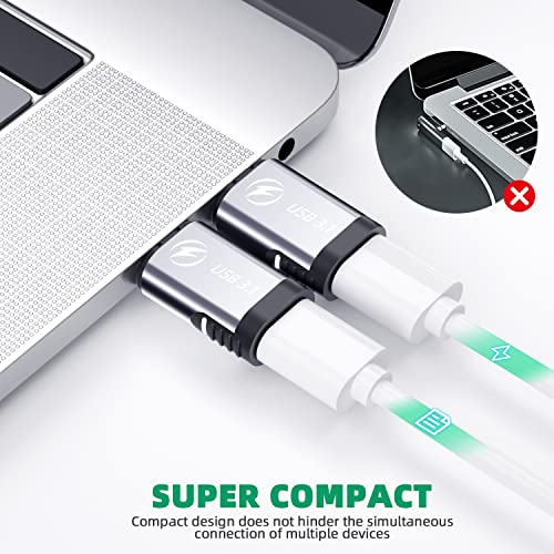 Conector magnético USB C recto compatible con Thunderbolt 3 y salida de vídeo 4K 60Hz 5
