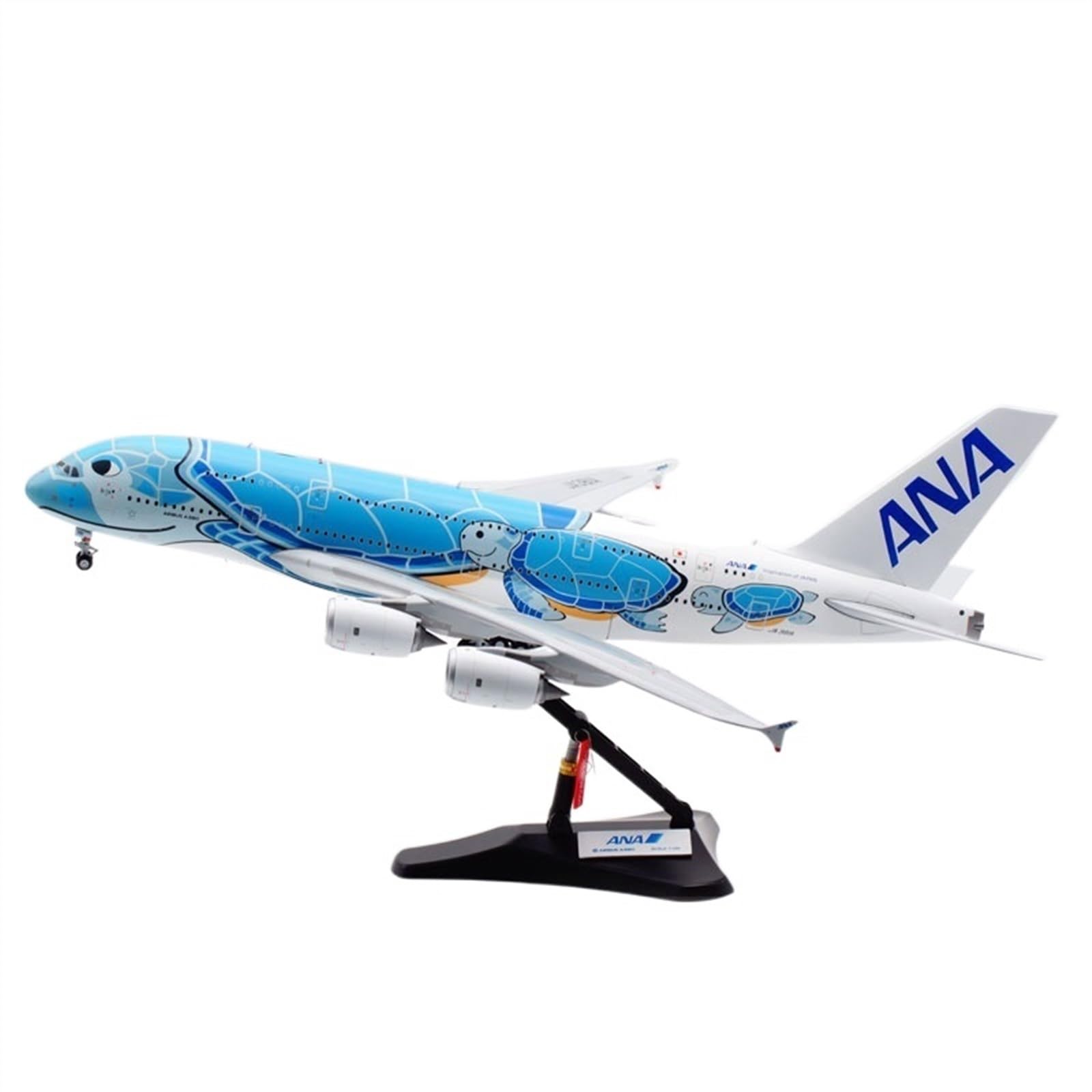 KANDUO for:Druckgussflugzeug 1:200 A380 JA381A ANA Blue Turtle
