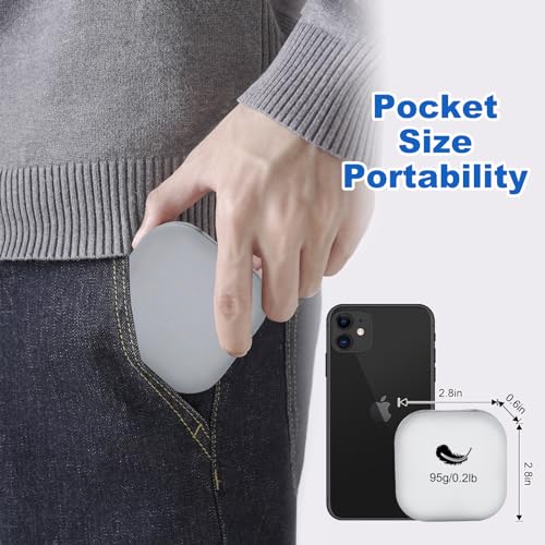 Portable Magnetic Selfie Light Video Conference Lighting with Clip & Camera Adapter 1000mAh Battery 3 Light Modes for Phone Tablets Laptops Cameras Makeup Video Conferencing Live Streaming