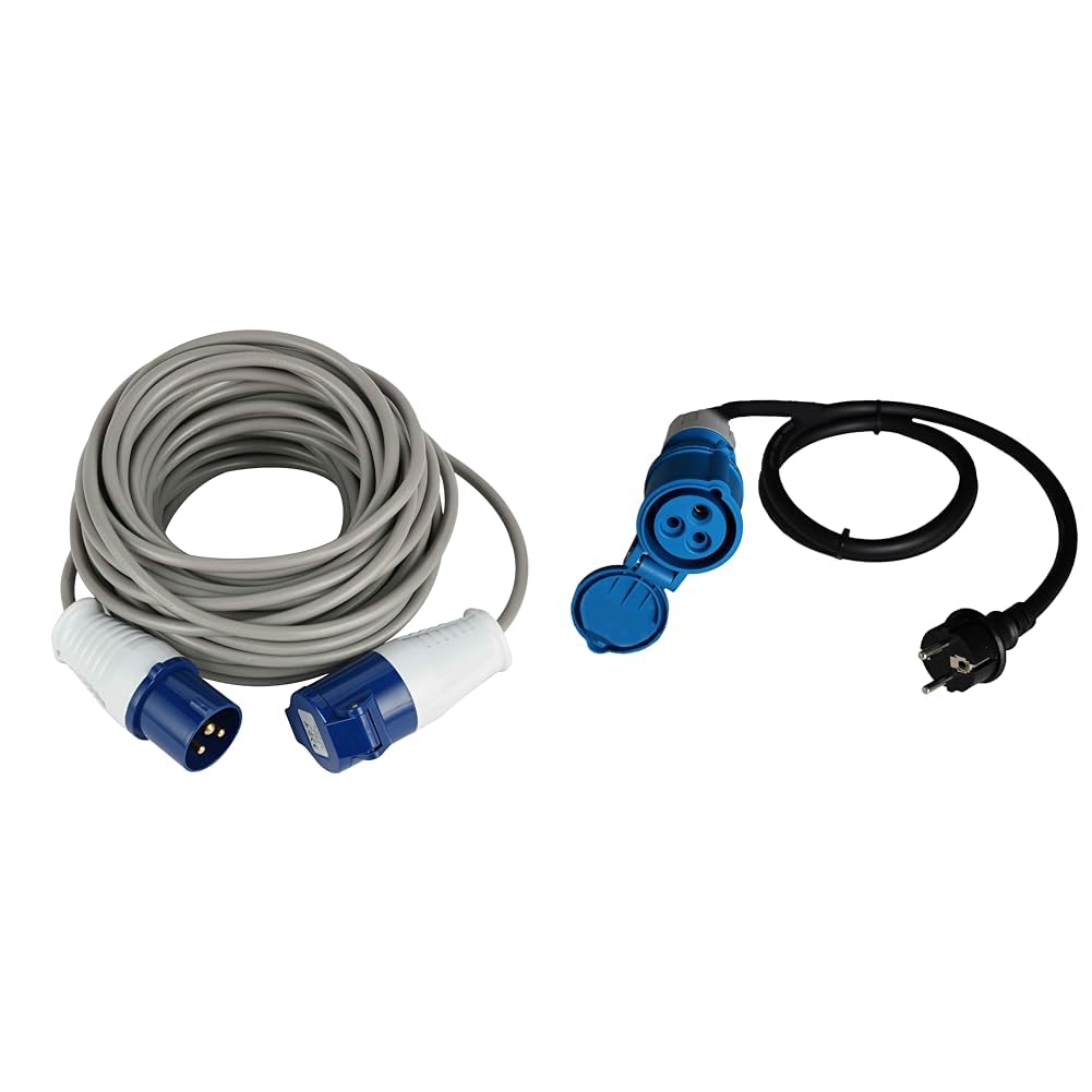 Câble adaptateur caravan 230V pour brancher votre véhicule au camping confortablement
