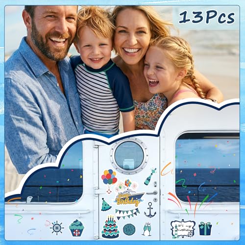Set 13 imanes decorativos magnéticos para puertas crucero miniatura 6