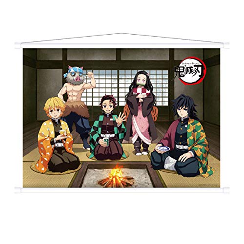 Amazon.co.jp: 鬼滅の刃 タペストリー 団欒 : 本