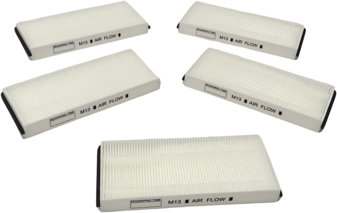 Ventilation Fan M13 Air Filter - 5 Pack - Compatible with Panasonic Model Numbers FV10VE1, FV10VEC2