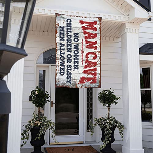 Drapeau Man Cave Rules 152x244 cm pour déco bar extérieur - 7