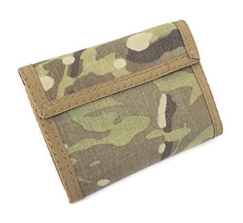 Camouflage Bifold Nylon ID Wallet. Hook and Loop. Made in USA (Multi-Cam)4