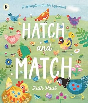 Paperback Hatch and Match: A Springtime Easter Egg Hunt Book