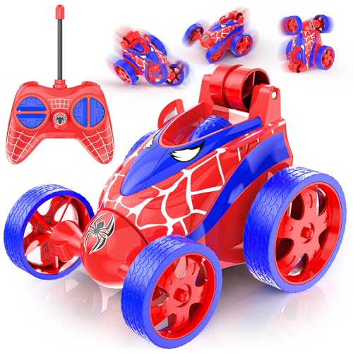Buoeuik Voiture Telecommandé Enfant, Mini RC Stunt Spider Car 360°Rotation Jouet Garçon 3 4 5 6 7 Ans Fille Cadeau Anniversaire Noel Jeux Véhicule...