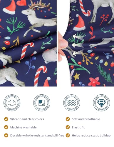 Image of Scrub Caps for Men and Women with Buttons, Classic Surgical Caps | Double-Sided Printed, Adjustable,Long Hours, Sweatbands, Fabric Help Reduce Static Buildup