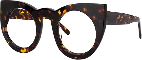 VOOGLAM Gafas de bloqueo de luz azul ojo de gato para mujer, gafas de gran tamaño, Cadence VFP0290