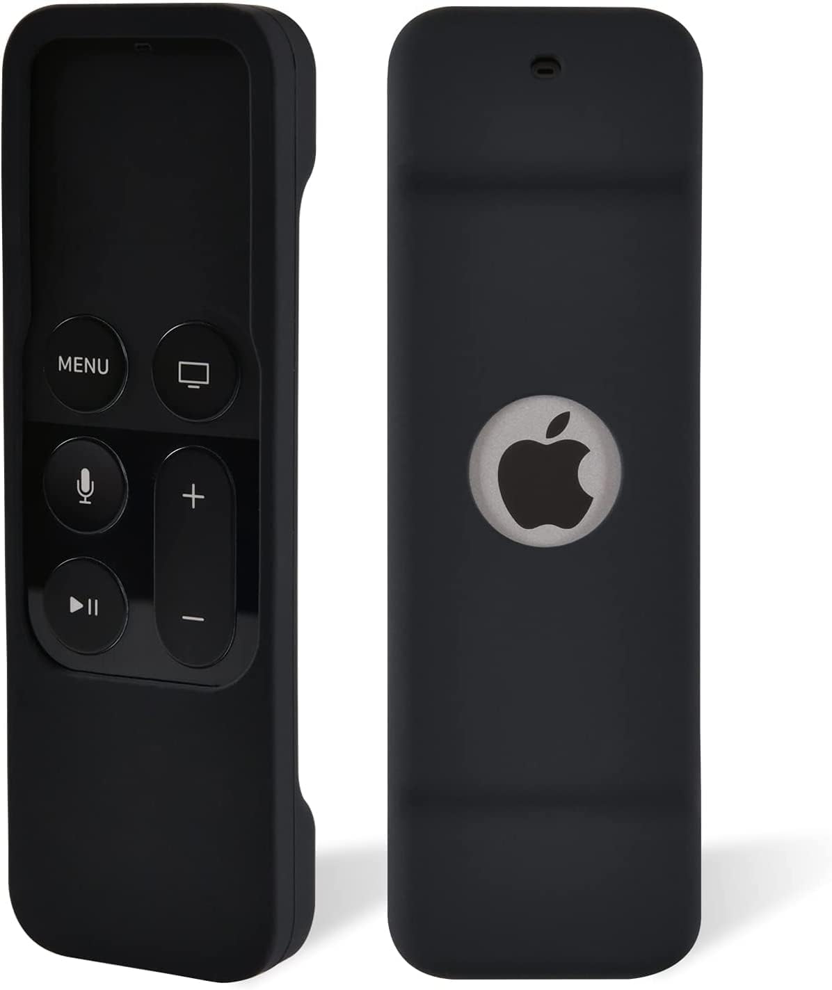 Apple TV 4K 4th 5th Generation Protective Case Siri Remote Controls Case Cover Skin, Silicone Skidproof Cover of Protection for TV 4 4K Remote Controller - Black