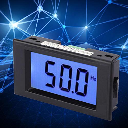 Image of D69-HZ Digital Display Frequency Meter, 10~199.9Hz AC80~300V Cymometer with LCD Display, AC80-300V is Suitable for Measuring Conventional voltages, Small Size