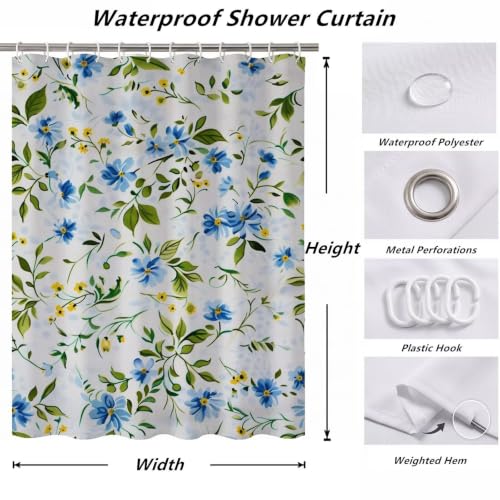 Rideau de douche lavable en machine contre les éclaboussures