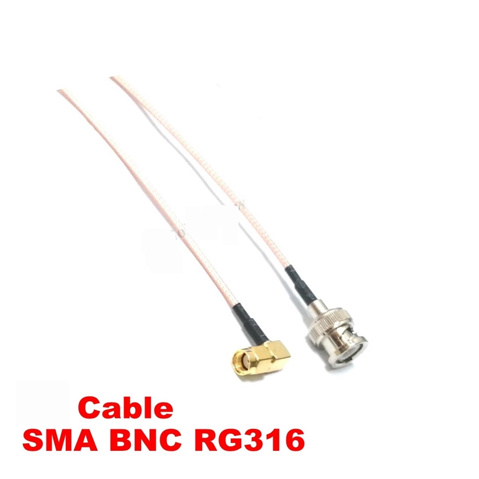 Cavo Connettore Coassiale Ad Angolo Retto Da 5 Pezzi SMA Maschio A BNC