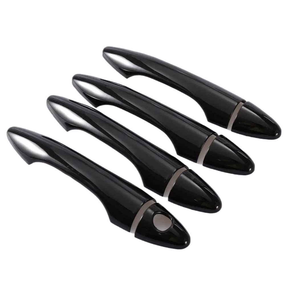 Mlhoghigd B- Handle 0 Button Door Handle For For Tucson For Ix35 2009-2014 Car Door Handle Cover Bowl Sticker Styling Auto Accessories