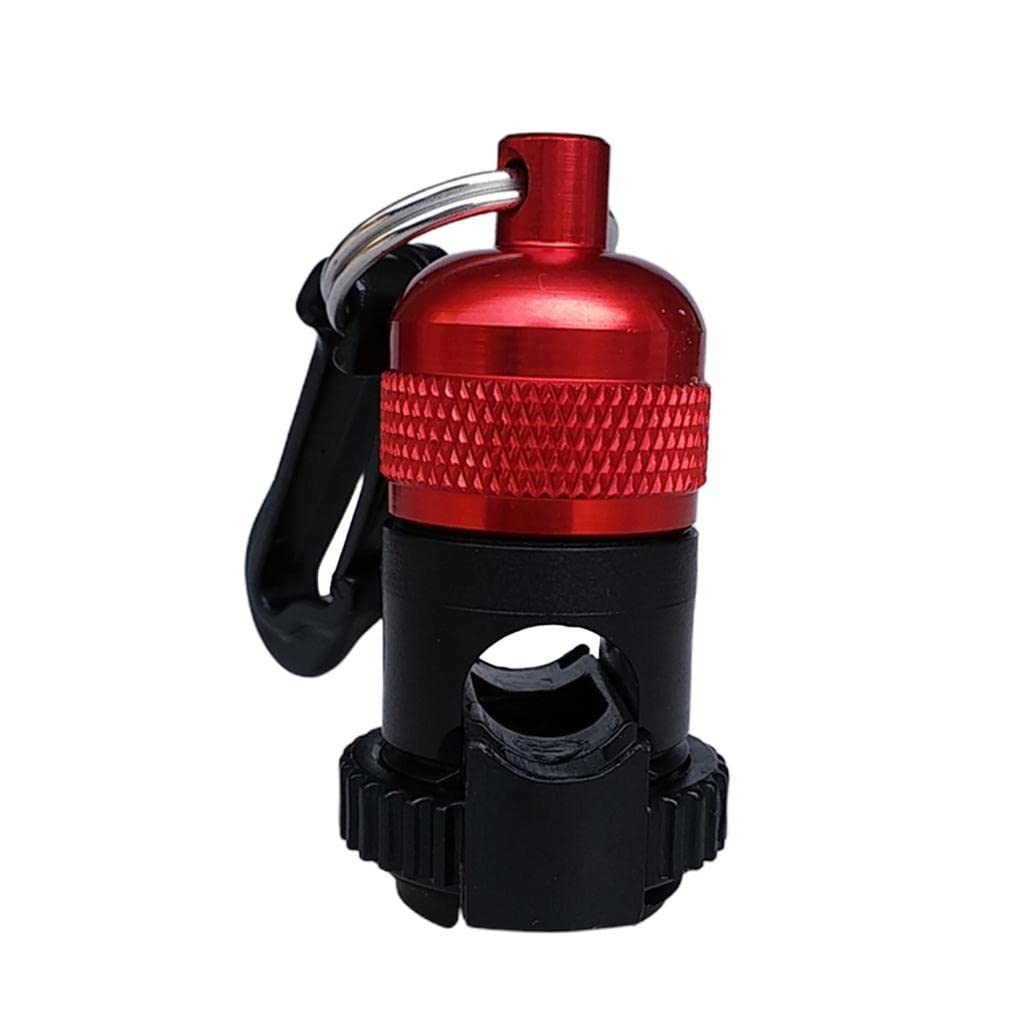Milageto Regulator Schlauchhalter Clip Zweite Stufe Halter Halterung Sicherung für BCD Aluminium für Tauchfreunde Schnorchelfans