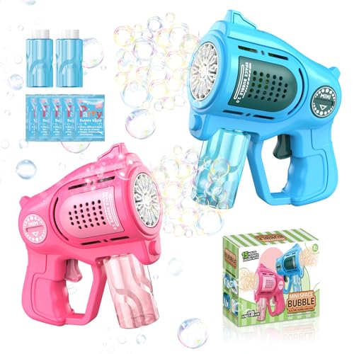 2X Seifenblasenpistole für Kinder Automatische Seifenblasenmaschine