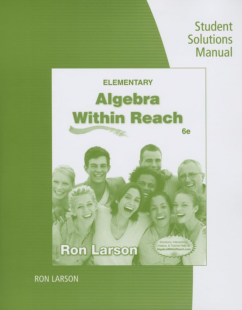 Buy Elementary Algebra: Algebra Within Reach — BookShops.in